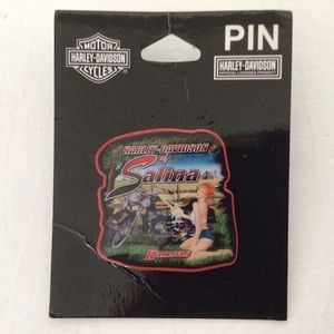 HARLEY DAVIDSON SALINA KANSAS VEST JACKET PIN NWT